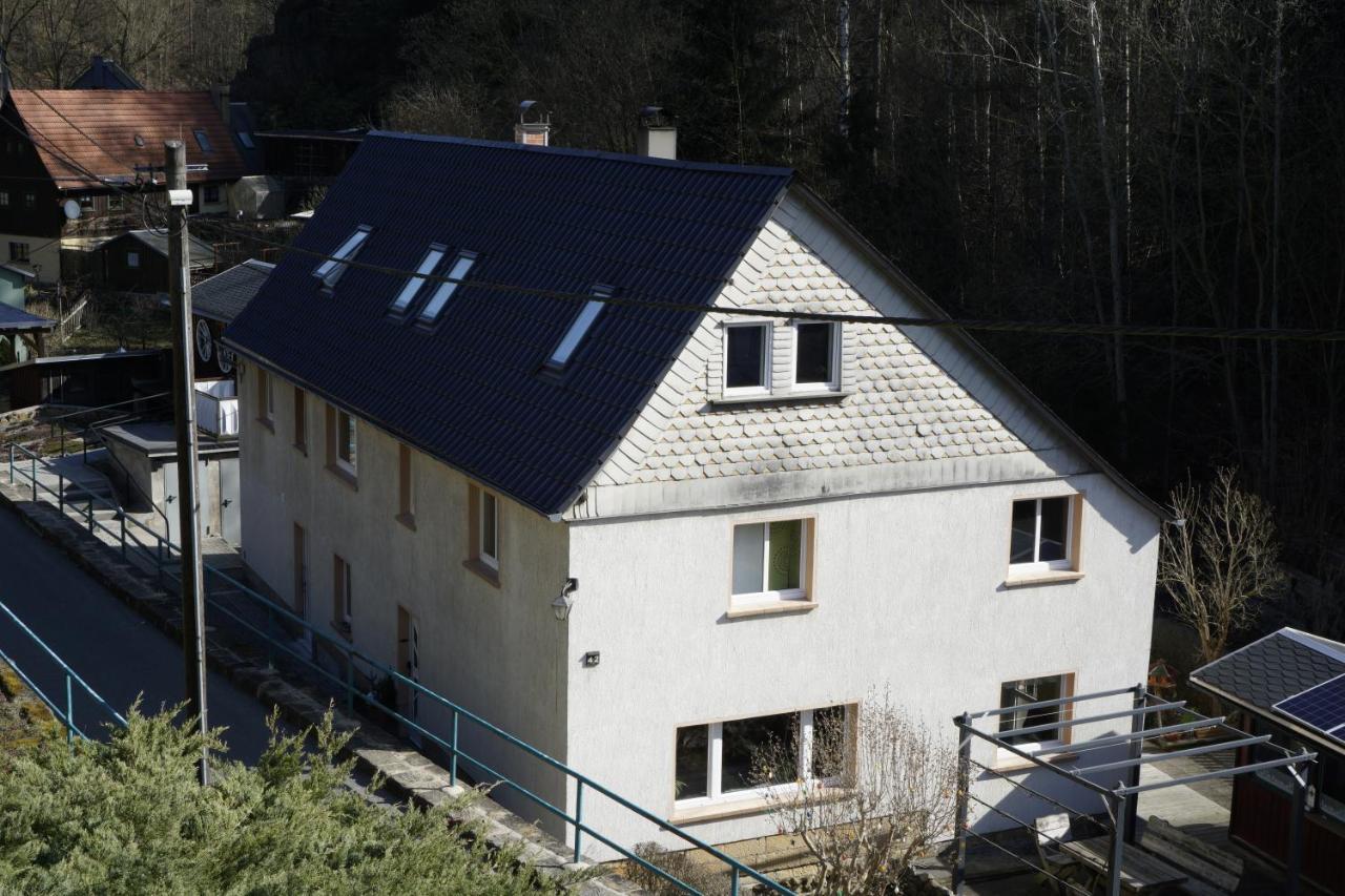 Ferienwohnung Zum Hirschgrund Schona Экстерьер фото